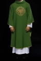 Zielony ornat z haftem IHS i PAX - KOR/119/01/01 - HAF KOR/119/01/01 - Dewocjonalia P.H. Jakóbczak - Katolicki sklep liturgiczny i hurtownia