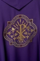 Fioletowy ornat z haftem IHS i PAX - KOR/119/03/01 - HAF KOR/119/03/01 - Dewocjonalia P.H. Jakóbczak - Katolicki sklep liturgiczny i hurtownia