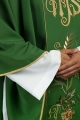 Ornat zielony z haftem IHS, kłosów i winogron - KOR/117/01/01 - HAF KOR/117/01/01 - Dewocjonalia P.H. Jakóbczak - Katolicki sklep liturgiczny i hurtownia