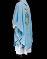 Ornat maryjny niebieski haftowany koroną - KOR/058/06/01 - HAF KOR/058/06/01 - Dewocjonalia P.H. Jakóbczak - Katolicki sklep liturgiczny i hurtownia
