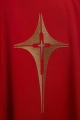 Czerwony ornat haftowany motywem krzyża - KOR/002/02/12 - HAF KOR/002/02/12 - Dewocjonalia P.H. Jakóbczak - Katolicki sklep liturgiczny i hurtownia