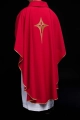 Czerwony ornat haftowany motywem krzyża - KOR/002/02/12 - HAF KOR/002/02/12 - Dewocjonalia P.H. Jakóbczak - Katolicki sklep liturgiczny i hurtownia