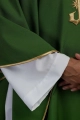 Zielony ornat haftowany ze złotym motywem IHS - KOR/010/01/12 - HAF KOR/010/01/12 - Dewocjonalia P.H. Jakóbczak - Katolicki sklep liturgiczny i hurtownia