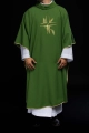 Ornat zielony z haftem krzyża i kłosów - KOR/016/01/12 - HAF KOR/016/01/12 - Dewocjonalia P.H. Jakóbczak - Katolicki sklep liturgiczny i hurtownia