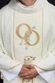 Ornat ecru ślubny z obrączkami - KOR/197/05/01 - HAF KOR/197/05/01 - Dewocjonalia P.H. Jakóbczak - Katolicki sklep liturgiczny i hurtownia