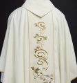 Ornat ecru ślubny z obrączkami - KOR/197/05/01 - HAF KOR/197/05/01 - Dewocjonalia P.H. Jakóbczak - Katolicki sklep liturgiczny i hurtownia