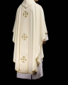 Ornat maryjny ecru z pasem - KOR/128/05/01 - HAF KOR/128/05/01 - Dewocjonalia P.H. Jakóbczak - Katolicki sklep liturgiczny i hurtownia