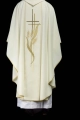 Ornat ecru haftowany motywami krzyża i kłosa - KOR/114/05/01 - HAF KOR/114/05/01 - Dewocjonalia P.H. Jakóbczak - Katolicki sklep liturgiczny i hurtownia