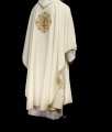 Ornat ecru z haftem IHS i PAX - KOR/119/05/01 - HAF KOR/119/05/01 - Dewocjonalia P.H. Jakóbczak - Katolicki sklep liturgiczny i hurtownia