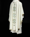 Ornat ecru z motywem maryjnym - KOR/061/05/01 - HAF KOR/061/05/01 - Dewocjonalia P.H. Jakóbczak - Katolicki sklep liturgiczny i hurtownia