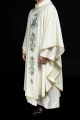Ornat ecru z motywem maryjnym - KOR/061/05/01 - HAF KOR/061/05/01 - Dewocjonalia P.H. Jakóbczak - Katolicki sklep liturgiczny i hurtownia