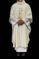 Ornat ecru ze złotym haftem krzyża - HAF KOR/026/05/12 - Dewocjonalia P.H. Jakóbczak - Katolicki sklep liturgiczny i hurtownia
