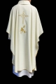 Ornat ecru z haftem IHS - KOR/003/05/12 - HAF KOR/003/05/12 - Dewocjonalia P.H. Jakóbczak - Katolicki sklep liturgiczny i hurtownia