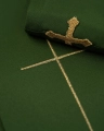 Ornat zielony z bogatym haftem IHS - KOR/056/01/01 - HAF KOR/056/01/01 - Dewocjonalia P.H. Jakóbczak - Katolicki sklep liturgiczny i hurtownia