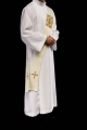 Stuła diakońska złota z haftem krzyża - LE/2210/10 - HAF LE/2210/10 - Dewocjonalia P.H. Jakóbczak - Katolicki sklep liturgiczny i hurtownia