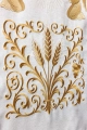 Lektorium białe z haftem monogramu IHS - LE/8048/05 - HAF LE/8048/05 - Dewocjonalia P.H. Jakóbczak - Katolicki sklep liturgiczny i hurtownia
