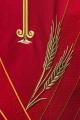 Lektorium czerwone z haftem symbolu PAX - LE/8050/02 - HAF LE/8050/02 - Dewocjonalia P.H. Jakóbczak - Katolicki sklep liturgiczny i hurtownia