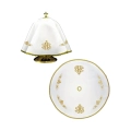 Welon na puszkę biały 53 cm z haftem monogramu IHS - KWE/049/O/04 - HAF KWE/049/O/04 - Dewocjonalia P.H. Jakóbczak - Katolicki sklep liturgiczny i hurtownia