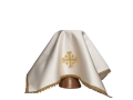 Zestaw czterech welonów kielichowych z haftem Krzyża Jerozolimskiego - KWB/006 - HAF KWB/006 - Dewocjonalia P.H. Jakóbczak - Katolicki sklep liturgiczny i hurtownia