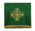 Zestaw czterech welonów kielichowych z haftem Krzyża Jerozolimskiego - KWB/006 - HAF KWB/006 - Dewocjonalia P.H. Jakóbczak - Katolicki sklep liturgiczny i hurtownia