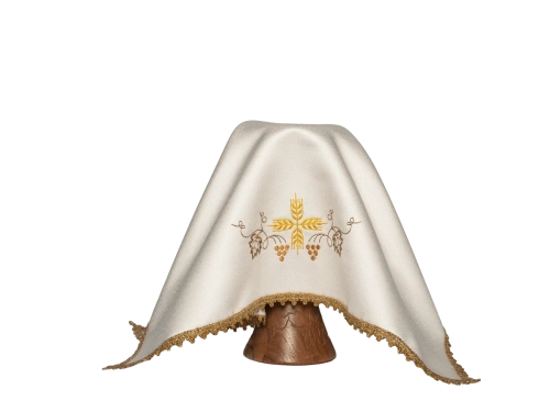 Zestaw czterech welonów kielichowych ze złotym wykończeniem - KWB/001 - HAF KWB/001 - Dewocjonalia P.H. Jakóbczak - Katolicki sklep liturgiczny i hurtownia