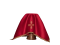 Zestaw czterech welonów kielichowych z haftem krzyża - KWB/003/20 - HAF KWB/003/20 - Dewocjonalia P.H. Jakóbczak - Katolicki sklep liturgiczny i hurtownia