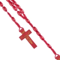 Zestaw 12 szt. - Różaniec w pudełku - drewno - 7 mm - Kids  - JS PR07-1 - Dewocjonalia P.H. Jakóbczak - Katolicki sklep liturgiczny i hurtownia