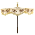 Parasol procesyjny haftowany - KPP/006 - HAF KPP/006/05/20 - Dewocjonalia P.H. Jakóbczak - Katolicki sklep liturgiczny i hurtownia