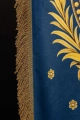 Dwustronna chorągiew procesyjna z Matką Bożą Wniebowziętą i monogramem maryjnym - 80 x 130 cm - CHD/005 - HAF CHD/005/06-05/109 80*130 - Dewocjonalia P.H. Jakóbczak - Katolicki sklep liturgiczny i hurtownia