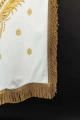 Dwustronna chorągiew procesyjna z Matką Bożą Wniebowziętą i monogramem maryjnym - 80 x 130 cm - CHD/005 - HAF CHD/005/06-05/109 80*130 - Dewocjonalia P.H. Jakóbczak - Katolicki sklep liturgiczny i hurtownia