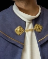 Kapa liturgiczna fioletowa z haftowanymi krzyżami - S-3068-03-70 - HAF S-3068-03-70 - Dewocjonalia P.H. Jakóbczak - Katolicki sklep liturgiczny i hurtownia