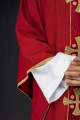 Ornat czerwony z haftowanymi krzyżami - S-7068-02-70 - HAF S-7068-02-70 - Dewocjonalia P.H. Jakóbczak - Katolicki sklep liturgiczny i hurtownia
