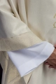 Ornat ecru z haftem kłosów zboża i krzyża - S-7052-05-54 - HAF S-7052-05-54 - Dewocjonalia P.H. Jakóbczak - Katolicki sklep liturgiczny i hurtownia