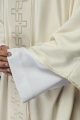 Ornat ecru z haftowanym pasem z motywem krzyża - S-7060-05-53 - HAF S-7060-05-53 - Dewocjonalia P.H. Jakóbczak - Katolicki sklep liturgiczny i hurtownia