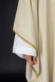 Ornat ecru z haftowanymi krzyżami - S-7068-05-70 - HAF S-7068-05-70 - Dewocjonalia P.H. Jakóbczak - Katolicki sklep liturgiczny i hurtownia
