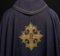 Ornat fioletowy z haftowanym krzyżem - S-7065-03-70 - HAF S-7065-03-70 - Dewocjonalia P.H. Jakóbczak - Katolicki sklep liturgiczny i hurtownia