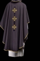Ornat fioletowy z haftowanymi krzyżami - S-7068-03-70 - HAF S-7068-03-70 - Dewocjonalia P.H. Jakóbczak - Katolicki sklep liturgiczny i hurtownia