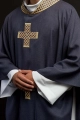 Ornat fioletowy z haftowanymi krzyżami - S-7070-03-70 - HAF S-7070-03-70 - Dewocjonalia P.H. Jakóbczak - Katolicki sklep liturgiczny i hurtownia