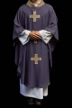 Ornat fioletowy z haftowanymi krzyżami - S-7070-03-70 - HAF S-7070-03-70 - Dewocjonalia P.H. Jakóbczak - Katolicki sklep liturgiczny i hurtownia