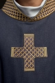 Ornat fioletowy z haftowanymi krzyżami - S-7070-03-70 - HAF S-7070-03-70 - Dewocjonalia P.H. Jakóbczak - Katolicki sklep liturgiczny i hurtownia