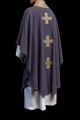 Ornat fioletowy z haftowanymi krzyżami - S-7070-03-70 - HAF S-7070-03-70 - Dewocjonalia P.H. Jakóbczak - Katolicki sklep liturgiczny i hurtownia