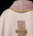 Ornat różowy z haftowanymi krzyżami - S-7068-08-70 - HAF S-7068-08-70 - Dewocjonalia P.H. Jakóbczak - Katolicki sklep liturgiczny i hurtownia