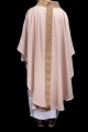 Ornat różowy z haftowanym pasem z motywem krzyża - S-7069-08-70 - HAF S-7069-08-70 - Dewocjonalia P.H. Jakóbczak - Katolicki sklep liturgiczny i hurtownia