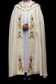 Kapa liturgiczna ecru z haftem maryjnym - LE/3045/05 - HAF LE/3045/05 - Dewocjonalia P.H. Jakóbczak - Katolicki sklep liturgiczny i hurtownia