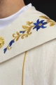 Kapa liturgiczna ecru z haftem maryjnym - LE/3045/05 - HAF LE/3045/05 - Dewocjonalia P.H. Jakóbczak - Katolicki sklep liturgiczny i hurtownia