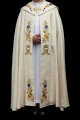 Kapa liturgiczna ecru z haftem maryjnym - LE/3045/05 - HAF LE/3045/05 - Dewocjonalia P.H. Jakóbczak - Katolicki sklep liturgiczny i hurtownia