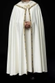 Kapa liturgiczna ecru z haftem maryjnym - S-3074-05-41 - HAF S-3074-05-41 - Dewocjonalia P.H. Jakóbczak - Katolicki sklep liturgiczny i hurtownia