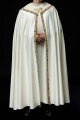 Kapa liturgiczna ecru z haftem maryjnym - S-3074-05-41 - HAF S-3074-05-41 - Dewocjonalia P.H. Jakóbczak - Katolicki sklep liturgiczny i hurtownia