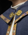 Kapa liturgiczna fioletowa z haftem IHS - S-3067-03-70 - HAF S-3067-03-70 - Dewocjonalia P.H. Jakóbczak - Katolicki sklep liturgiczny i hurtownia