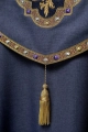 Kapa liturgiczna fioletowa z haftem IHS - S-3067-03-70 - HAF S-3067-03-70 - Dewocjonalia P.H. Jakóbczak - Katolicki sklep liturgiczny i hurtownia